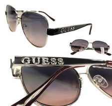 New Women Sunglasses GUESS GO00018 32B Gold/Gray 75
