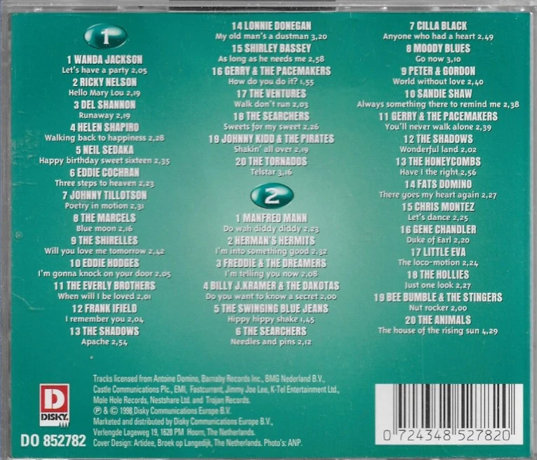Millennium 1960-1964 (40 Hits) Wanda Jackson, Ricky Nelson, Del Shannon.. [2 CD] - Bild 2 von 2