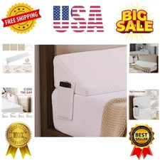 King Size（76"x10"x6"） Bed Wedge Pillow for Headboard - Bed Gap Filler0-8" - T...