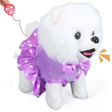 Walking Dog Toy Remote Control, Walking and Barking Robot Dog, Electronic Plu...