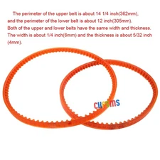 1SET Upper & Lower Belt (Note Size) FOR Kenmore Sewing Machine 158 & 385 Series