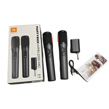 NEW JBL PartyBox Wireless Mic Pair of Digital Wireless Microphones for All Party