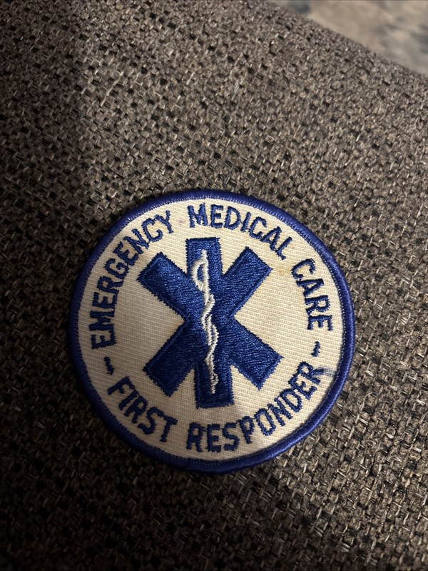 Emergency Medical Care ~ First Responder Patch