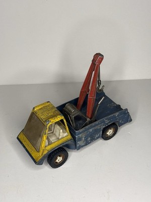 Vintage 1969 Diecast Hubley Toy Wrecker Tow Truck Gabriel Blue Yellow VGC GB26