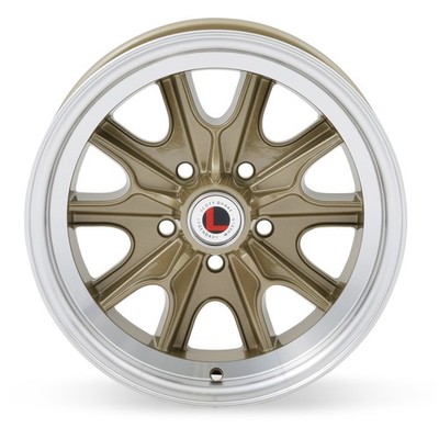 Legendary Wheels HB45 LW90-50754F 15x7 in -5x4.5 4.25 bs Gold Haze