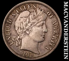 1910-S Barber Dime- Extra Fine- Semi Key Better Date- No Reserve #J8947