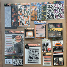 LOT 20 NEW Vintage Halloween Making Memories Scrapbooking Stickers Paper Crafts