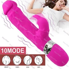 Handheld Massager 10 Speed Wand Vibrating Massage Full Body Stimulator For Women