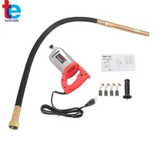 Portable 1500W Electric Concrete Vibrator 35mm X 1.2m Cement Concrete Vibrator