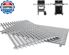 QuliMetal 9MM 304 Stainless Steel Grates for Weber Spirit 200 E-210 E-220 Grills