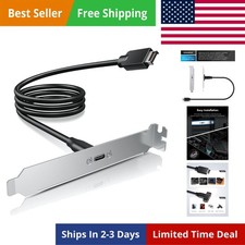 20Gbps Type E Key A Front Panel USB C Header Extension Cable, 20-pin Type-C I...
