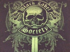 Black Label Society T Shirt, Green On Black Size Small Brand Hanes