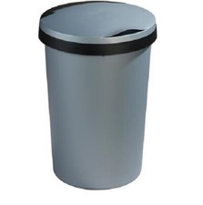 SUNWARE Twinga składane wiadro pokrywowe 45 litrów, 375 x 540 mm - metal/czarne