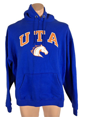 Vintage University Texas Arlington UTA Blaze Hoodie XL Sweatshirt