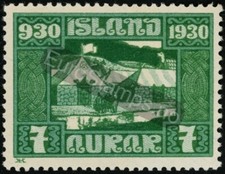 Iceland 1930 (AFA 127, MI 127, SC 154) Altinget 1000 years 7 aur - MH