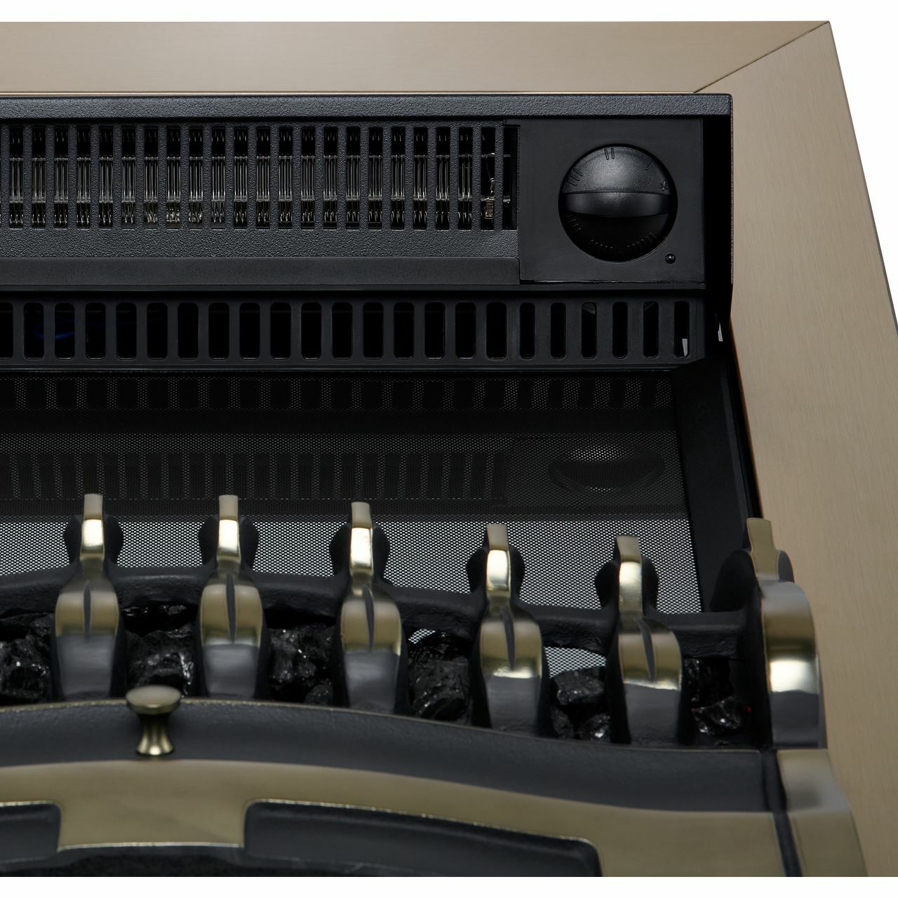 Dimplex WYN20AB-E Wynford Coal Electric Fire Brass | eBay