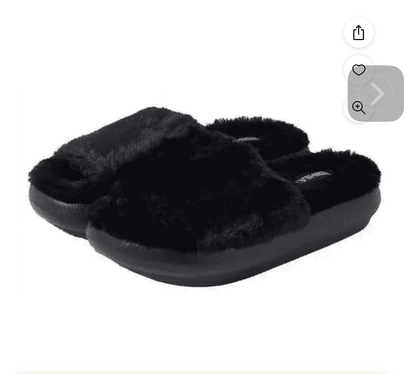 Plush Slide Slippers for Women Sizes 7.5-8.5 Comfort Soft Cozy-image
