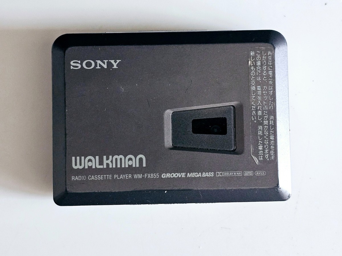 Super Rare Sony Walkman WM-FX855 Cassette Player LCD display