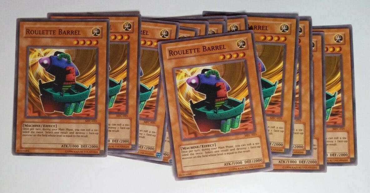 Roulette Barrel MFC-025 YuGiOh Magician's Force trading card — raw and PSA graded price guide