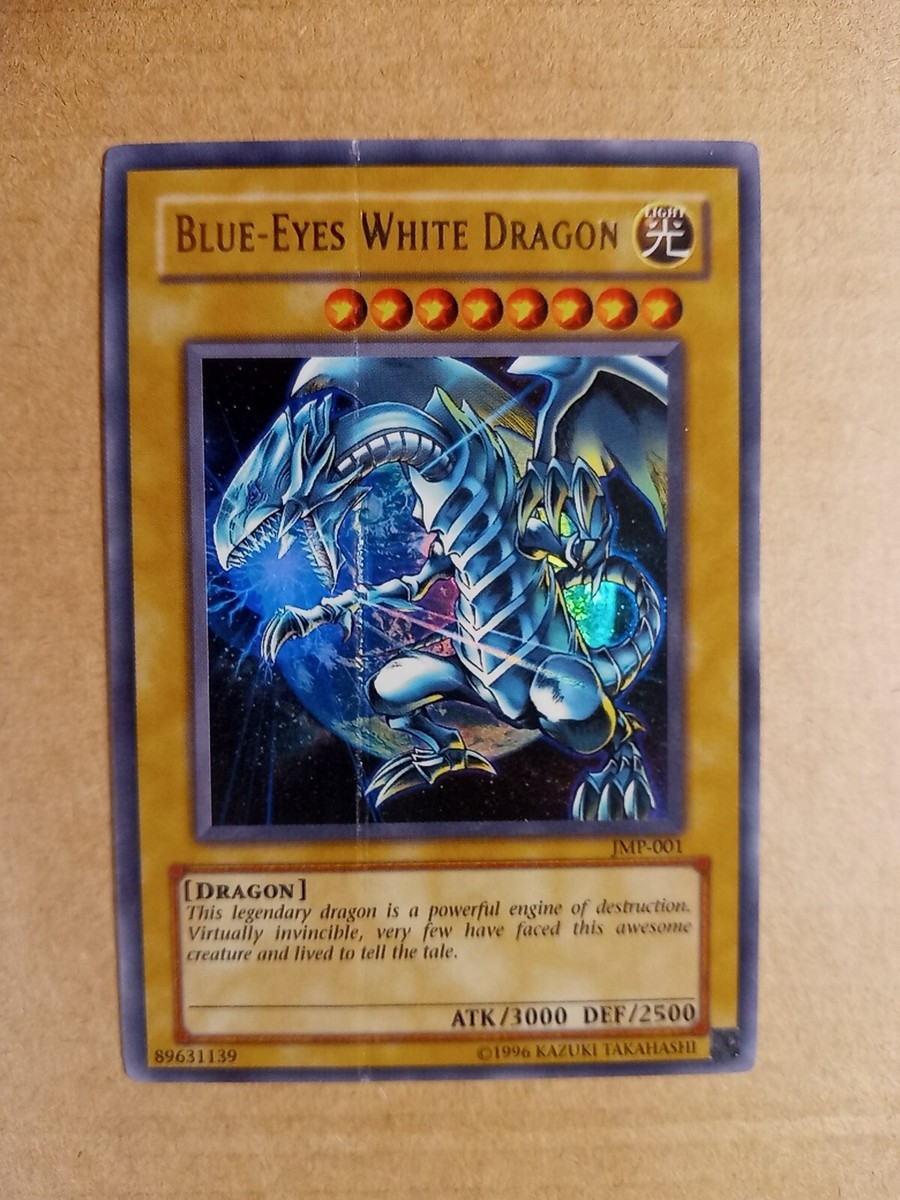 Blue-Eyes White Dragon JMP-001 Ultra Rare Yugioh NM/VLP Folded