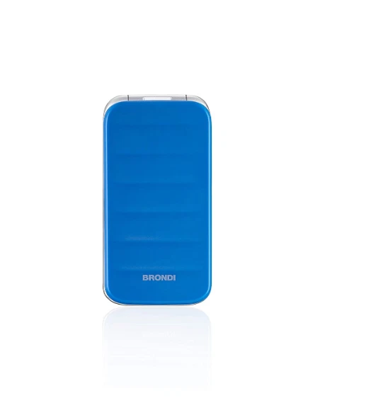 BRONDI FOX CELLULARE GSM APERTURA A CONCHIGLIA DISPLAY A COLORI 1.77" AZZURRO - Immagine 4 di 4