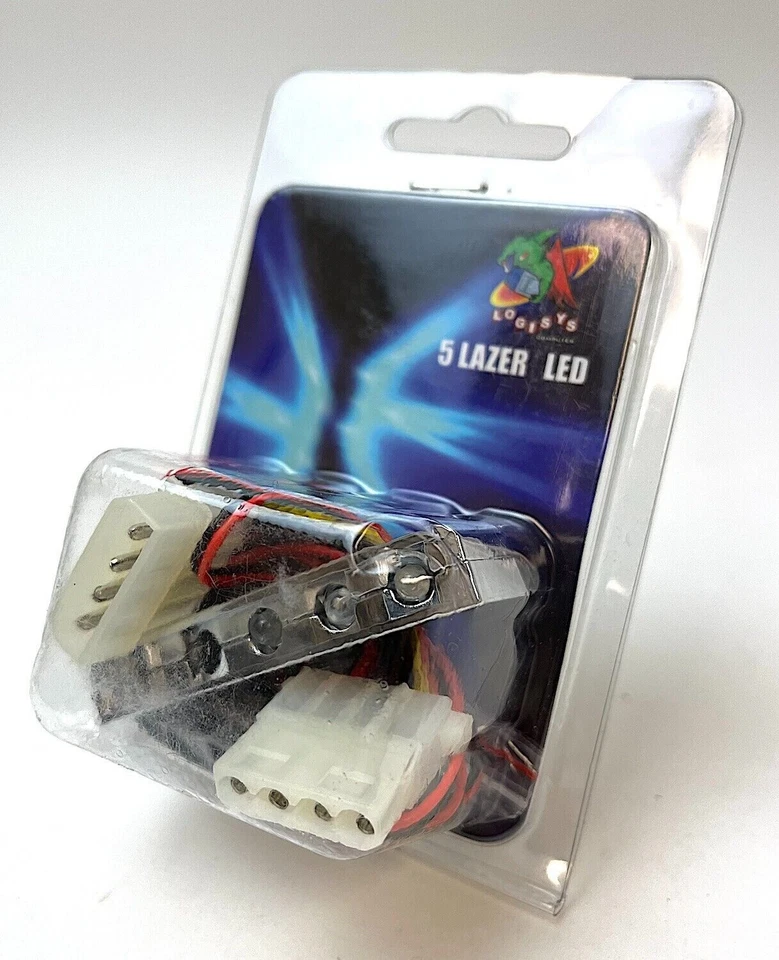 Logisys MDLED5RGB Blue Red Green 5 Lazer 4-Pin LED Computer Case Lights - Image 2 of 2