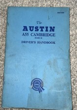 The Austin A55 Cambridge (Mark11) Driver's handbook / Manual (AD59)