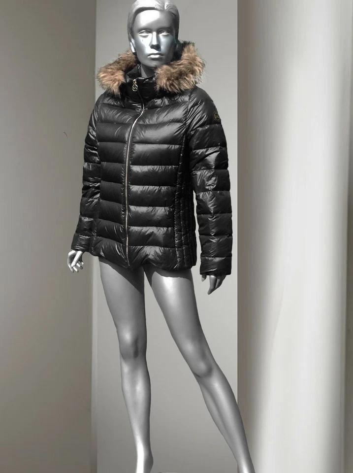 Chaqueta Michael Michael Kors Empacable Plumón Imitación Piel Ribete Mediana Foto 3 de 4