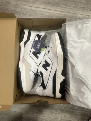 Size 9.5- New Balance 550 Sea Salt Black 2022 BB550LM1 | eBay