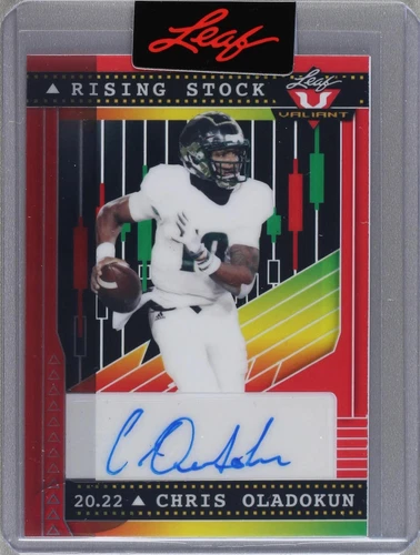 2022 Leaf Valiant Chris Oladokun #RS-CO1