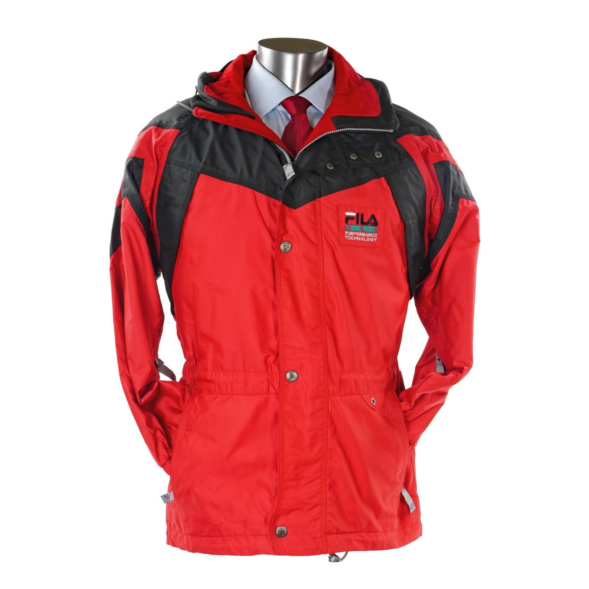 FILA スキーウェア 韓国　古着 FILA SKI Competition Red Jacket M PERFORMANCE TECHNOLOGY