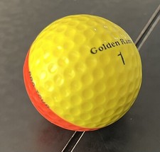 RARE GOLDEN RAM PRO TOUR DUAL COLOR: 2 Colored, RARE VINTAGE 1960 s GOLF BALL