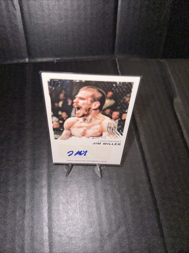 2011 Topps UFC Moment of Truth - Firmas certificadas #CS-JM Jim Miller (AU) - Imagen 3 de 3