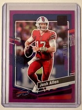 2023 Panini Clearly Donruss Josh Allen Clearly Purple 138/199 Bills