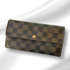 Louis Vuitton Damier Ebene Sarah Long Wallet