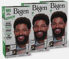 Bigen EZ Color for Men M4 Dark Brown - 3 Pack