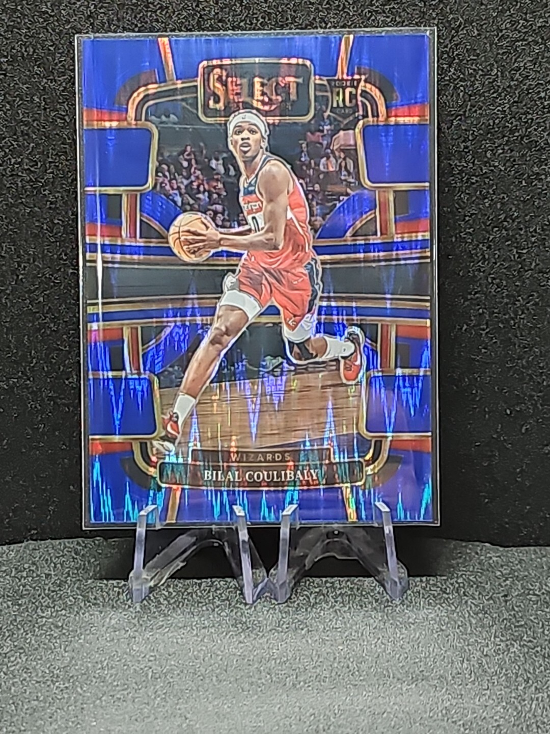 2023-24 Panini Select Bilal Coulibaly Blue Flash /99 Rookie RC #97 Wizards SP