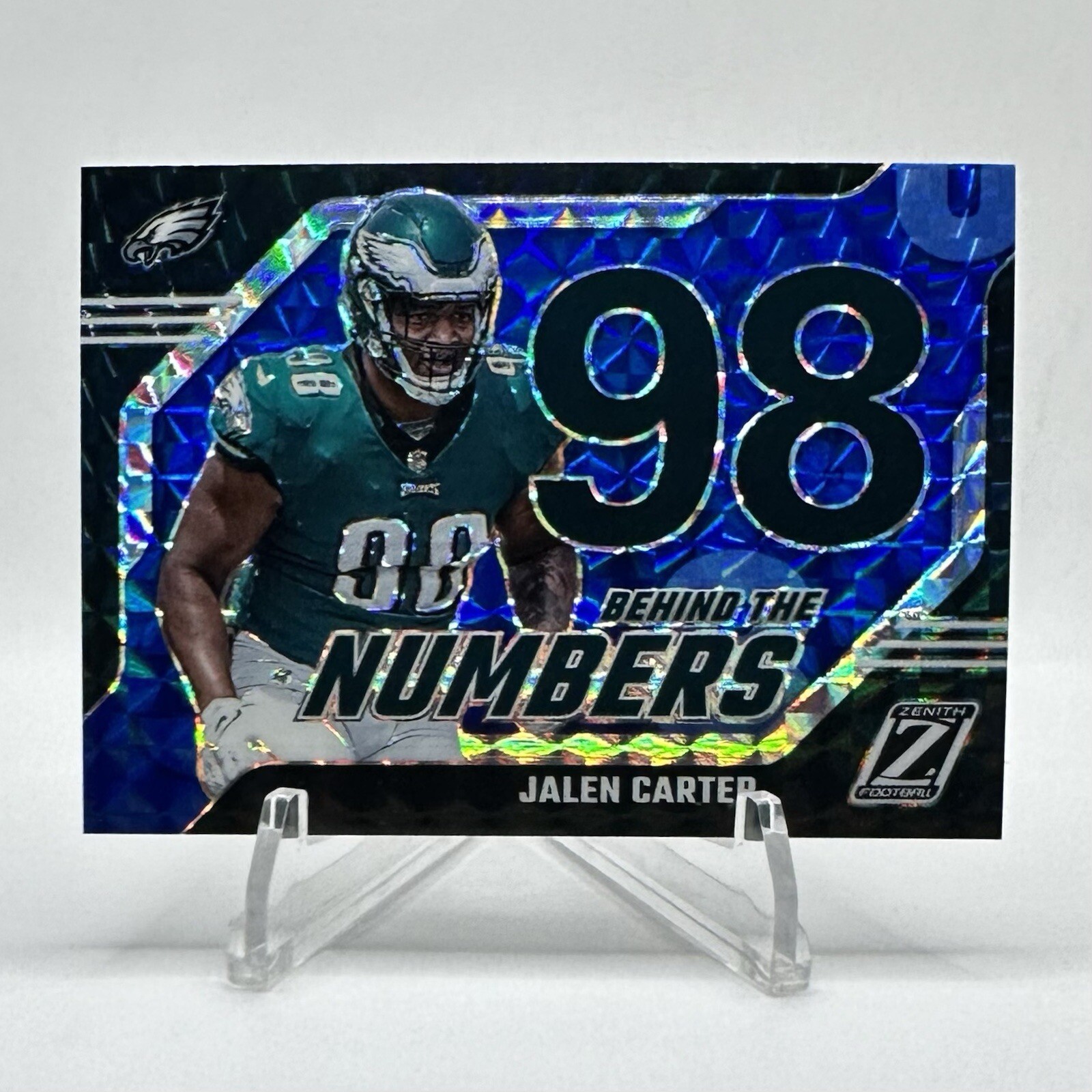 Jalen Carter Panini Zenith Behind the Numbers #10 Blue