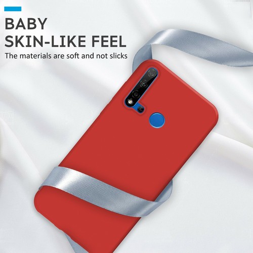 Cover Custodia Silicone Morbido Tpu SLim Soft per Huawei P20 Lite 2019 Rosso - Foto 5 di 8