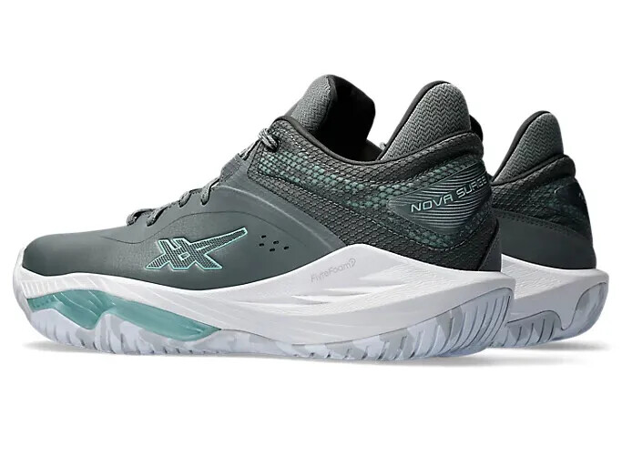 Asics Nova Surge Low Steel Grey Teal Tint 1061A043-021 Men's Size