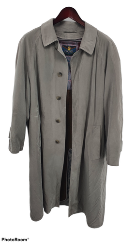 Bugatti Trench Coat Mens Size 44 Wool 