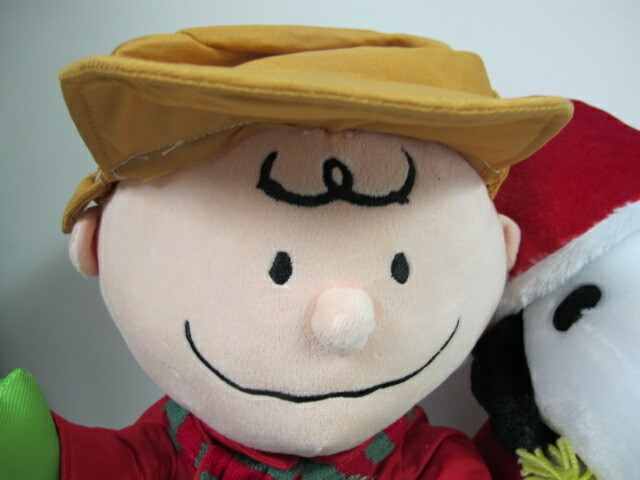 GEMMY HOLIDAY GREETERS PEANUTS CHARLIE BROWN & SANTA SNOOPY 22