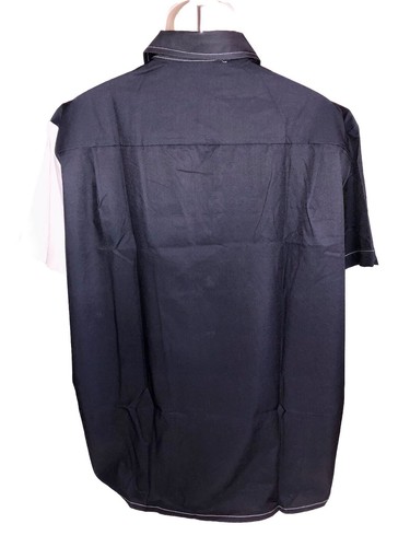 NWT ROYAURA Men’s 2XL Music Guitar Black White Hawaiian SHORT SLEEVE SHIRT DAD - Picture 3 of 4