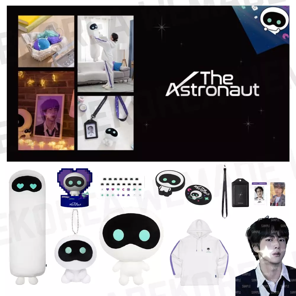 BTS Jin The Astronaut Official Merchandise WOOTTEO Character MD & etc