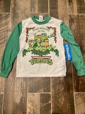 VINTAGE 80s TMNT TEENAGE MUTANT NINJA TURTLES T-SHIRT YOUTH MEDIUM 10-12 