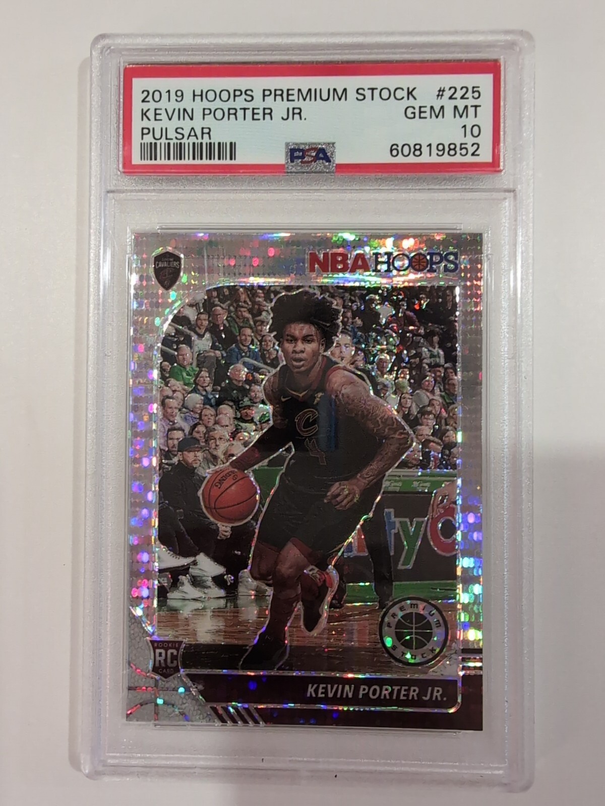 2019 Hoops Premium Stock Kevin Porter Jr Pulsar Rookie #225 PSA 10 Gem Mint G14
