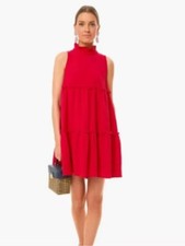 Brand New Pomander Place by Tuckernuck Red Lightweight Gauze Morgan Dress