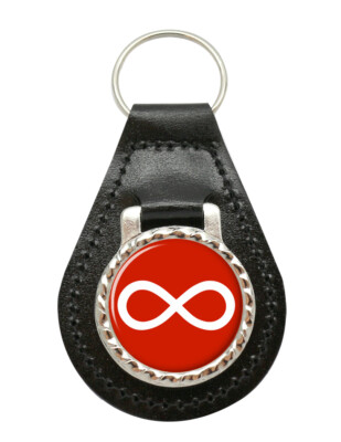 Infinity Leder Schlüsselanhänger