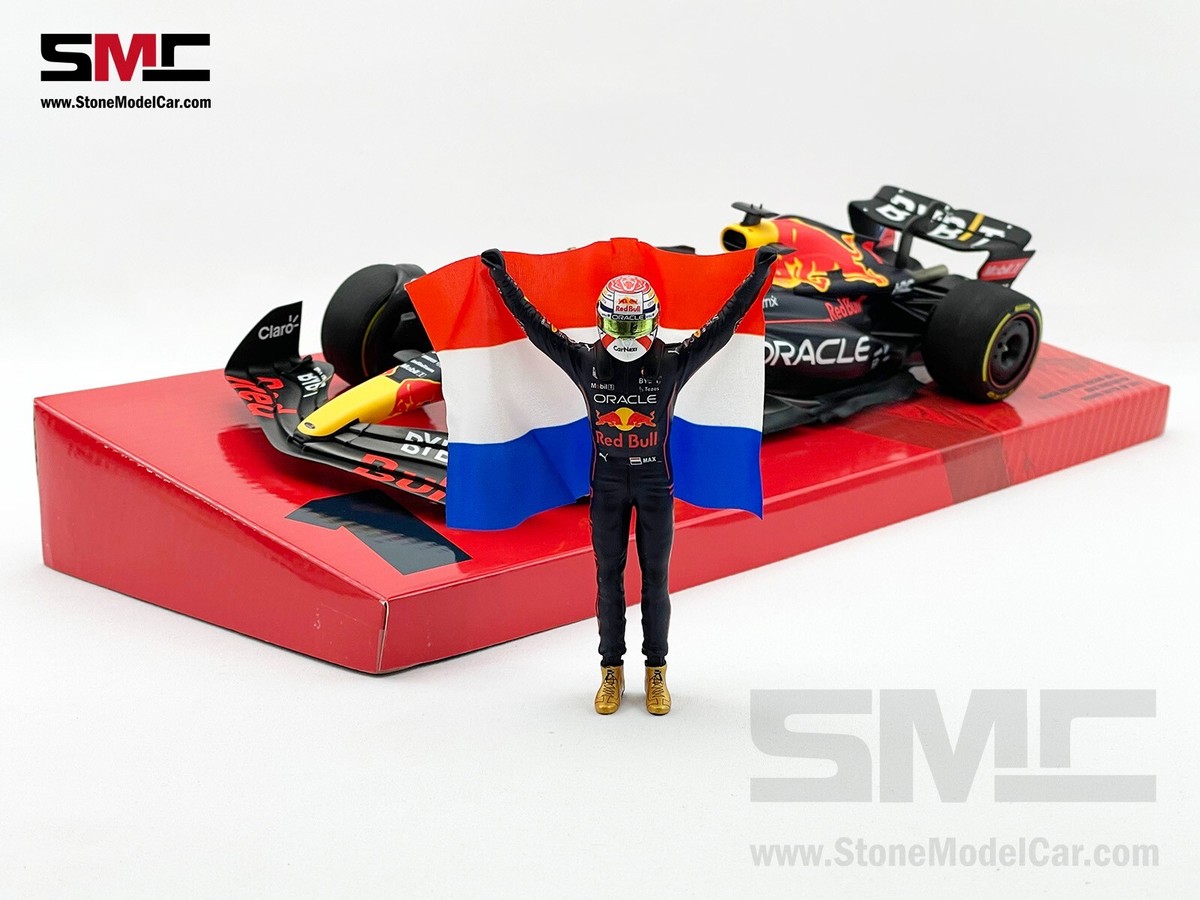 Red Bull F1 RB18 Max Verstappen Dutch 2022 World Champion 1:18