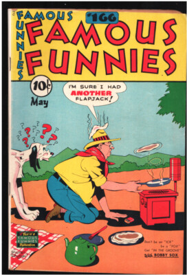 Famous Funnies #166 1948-Buck Rogers-Steve Roper-Dickie Dare-Bobby Sox ...
